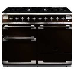 Rangemaster Elise 110 Dual Fuel Range Cooker Chocolate